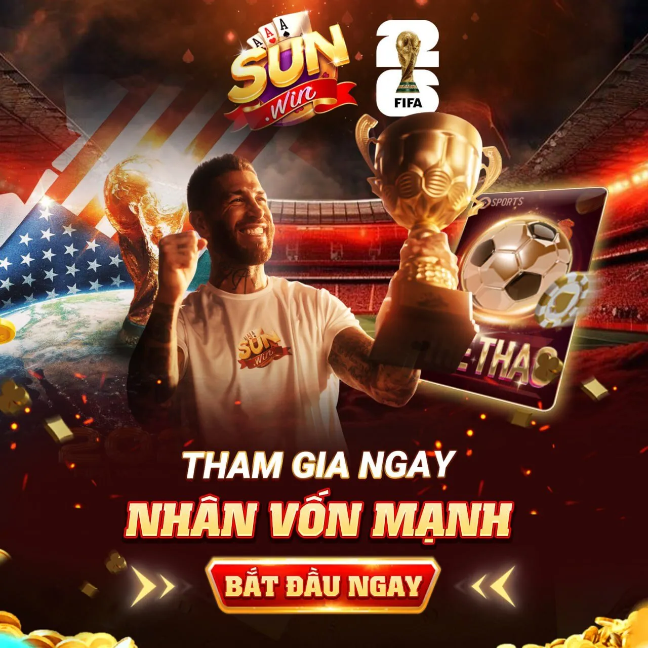 Sergio Ramos chính thức hợp tác sunwin